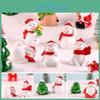 Bezaubernder Weihnachtsbaum Weihnachtsmann Schneemann Schmuck Entzückende Miniatur-Gartenfiguren für festliche Dekoration