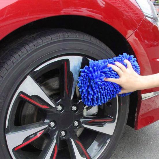 Weiches Schwammpad, Auto- und Fahrzeugpflege, Waschbürste, Fensterglas-Reinigungshandschuh-Werkzeug