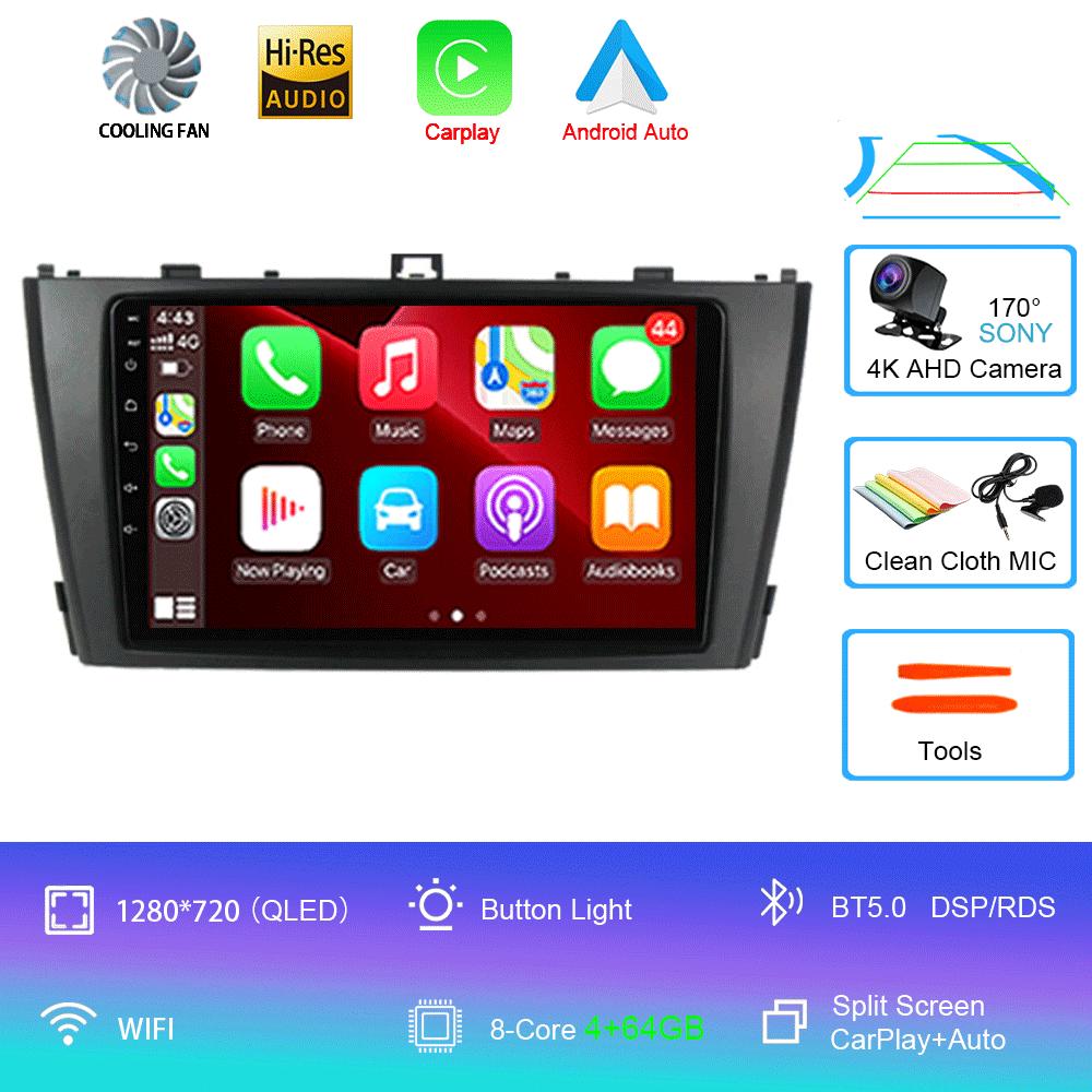 Android 14 Carplay Auto Radio Auto Pentru Toyota Avensis T27 2009 2010 2011 2012-2015 Navigație GPS Player Multimedia DSP Stereo 4G