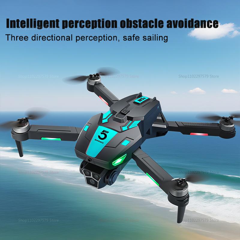 2025 New M5S Drone With Screen Controlled 8K Dual Camera Aerial Photography Obstacle Avoidance Brushless RC Quadcopter Boys Toys
