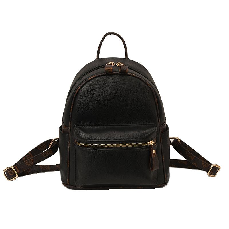 Backpack Women's Autumn New Fashion Mini Small School Bag Casual Texture Student Travel Backpack