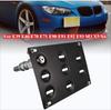 Support de fixation de plaque d'immatriculation pour crochet de remorquage de pare-chocs avant pour BMW Séries 1, 3, 5 (E39, E46, E70, E71, E90, E91,