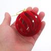 6Pcs Xmas Tree Hanging Ornaments Flocked Ball Decorations for Christmas Holiday Party Home Mall Festive Scene Xmas Hanging Balls