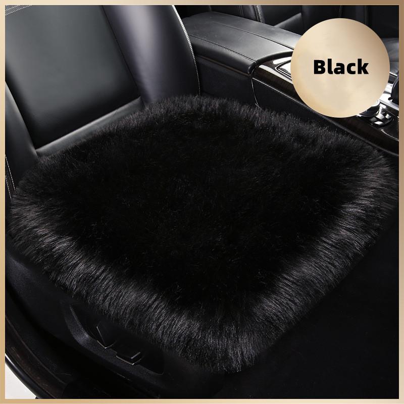 1 STÜCK Kunstfell-Autositzbezug Plüsch Winterweiß Universelles Automobil-Innenraum-Autositzpolster aus Kunstwolle Warmes und luxuriöses Plüschpolster
