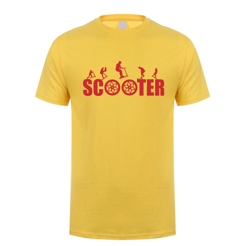 Stunt scooter T Shirt Summer Unisex Short Sleeve Cotton Tshirt Cool Unisex Tshirts JL107