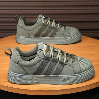 Sapatos Vulcanizados Masculinos Clássicos de Lona de Cano Baixo Sapatos de Lona Respirável Casual Sapatos de Skate da Moda Tênis Masculinos de Cadarço