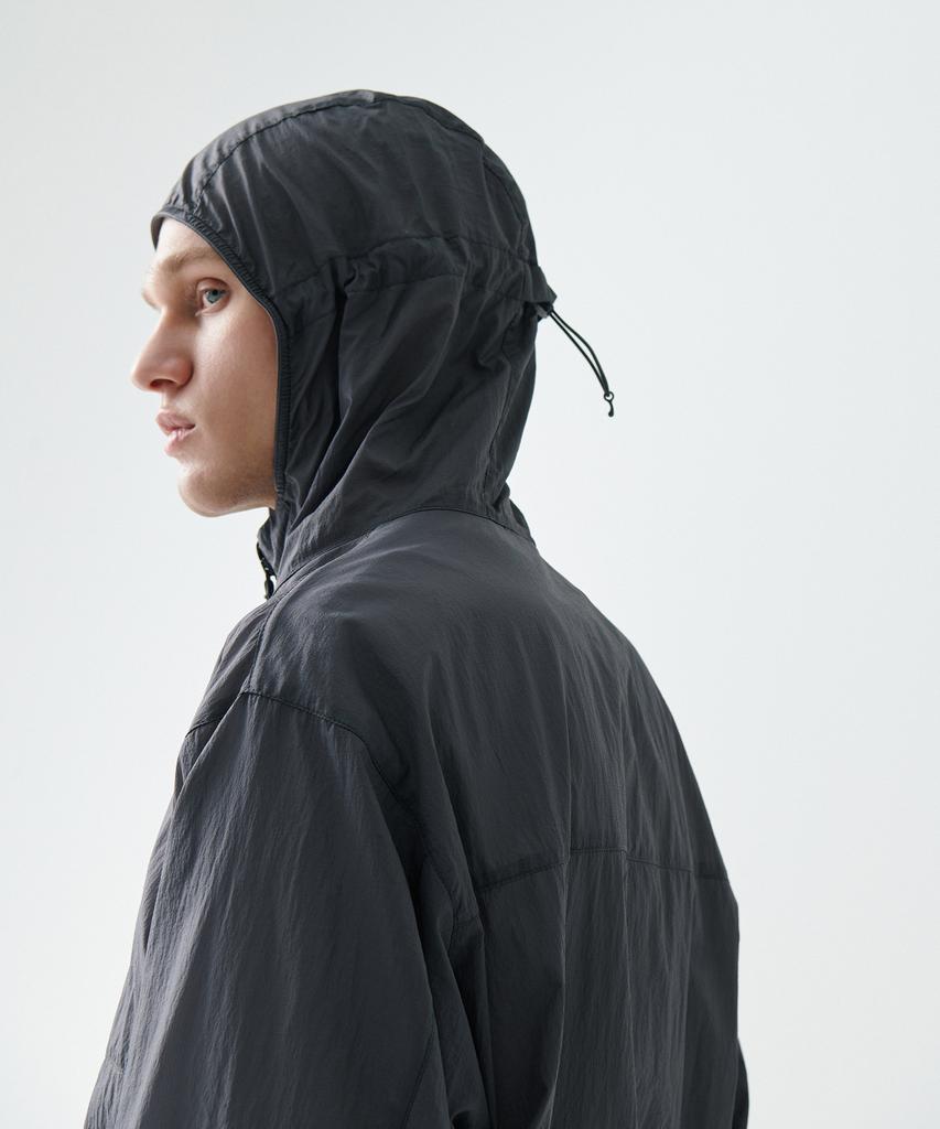 Musinsa Standard [City Leisure] Lightweight Packable Windbreaker Jacket [Grey]