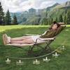 Portable Folding Office Recliner Chair with Leg Rest for Sitting & Sleeping