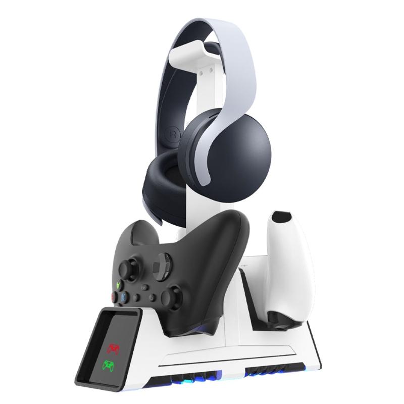 Vertical Stand For Console Dock Mount Supporter Base Holder for Gaming Console Headphone Storage Rack Accessories