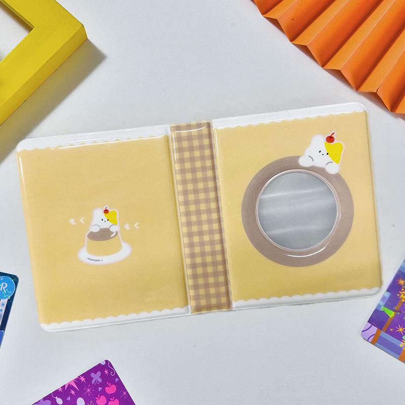 

K-pop биндер для фотокарточек Милый фотоальбом Мини-холдер для фотокарточек 3 дюйма Пустой с сердечком Книга для коллекционера Переплетная машина Fajas