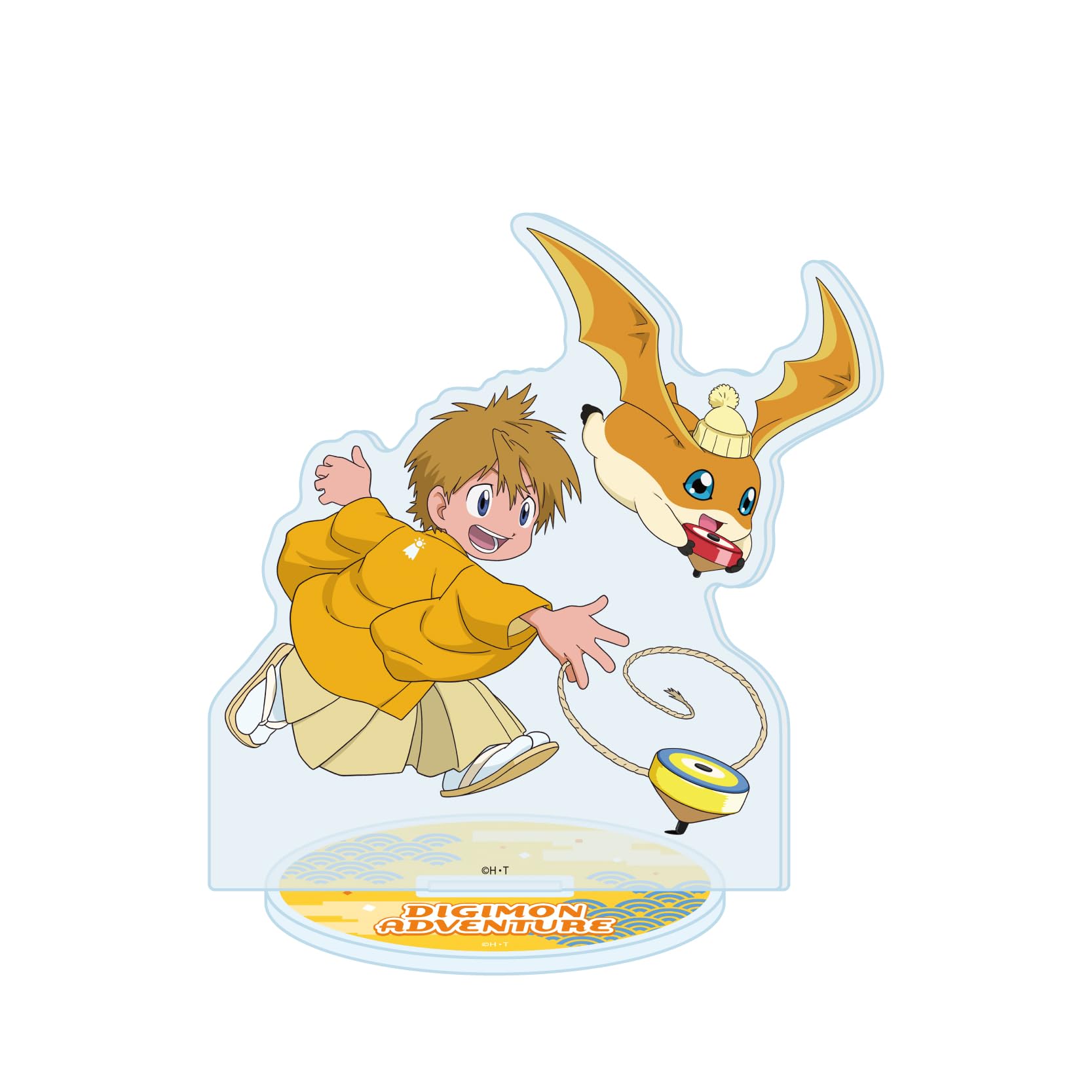 

Digimon Adventure 15 Takaishi Takeru Patamon New Acrylic Stand & Year s ver. [Original Illustration]