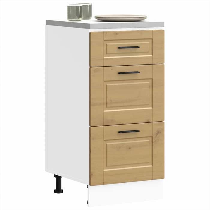 VidaXL Kitchen Cabinet Porto Artisan Oak Engineered Wood, Sink Cabinet, Kitchen Cabinet with Drawer, Cabinet 854229