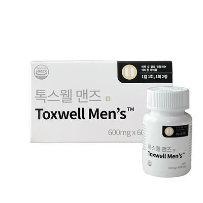 Toxwell Men's 600mgX60 Tablets, 60 Tablets, 2 Units