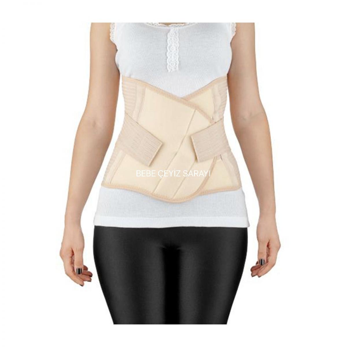

Послеродовой корсет для похудения из латекса L/XL кремовый