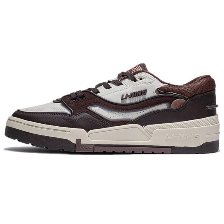 

Новые LiNing 001 BTC Btc Противоскользящие и износостойкие Легкие Низкие Кеды для Скейтборда Привычный Дубовый Коричневый AGCS023-2 45