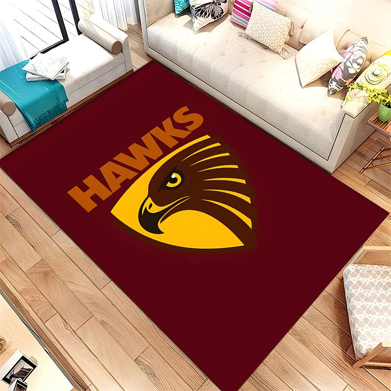 Hawthorn Hawks (1) Teppich Geeignet Für Wohnzimmer Schlafzimmer Computerräume Essbereiche Und Platzierung Unter Tischen Und Stühlen Auch Eine Ideale Wahl Für O