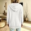 Women's Casual Knit Hooded Cardigan with and Button Front