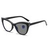 Cat Eye Photochromic Myopia Glasses Elegant Versatile Ultra Light Comfortable Eye Protection Short Sight Eyeglasses 0 To -4.0