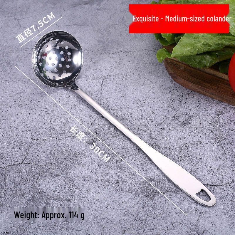 Stainless Steel Soup Ladle and Colander Holder Stand for Restaurants