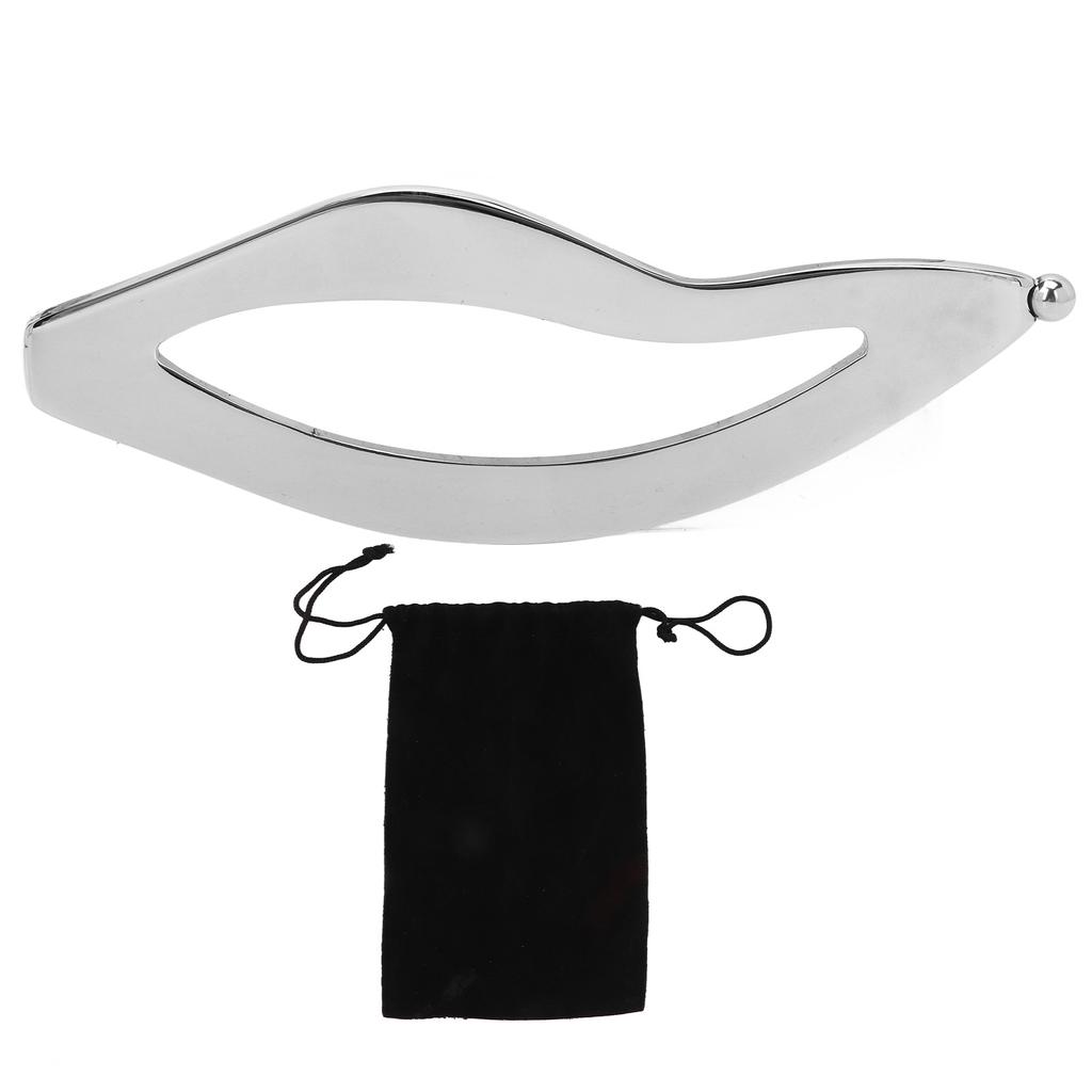 Stainless Steel Gua Sha Plate Relieve Muscle Tension Promote Circulation Skin Scraping Massage