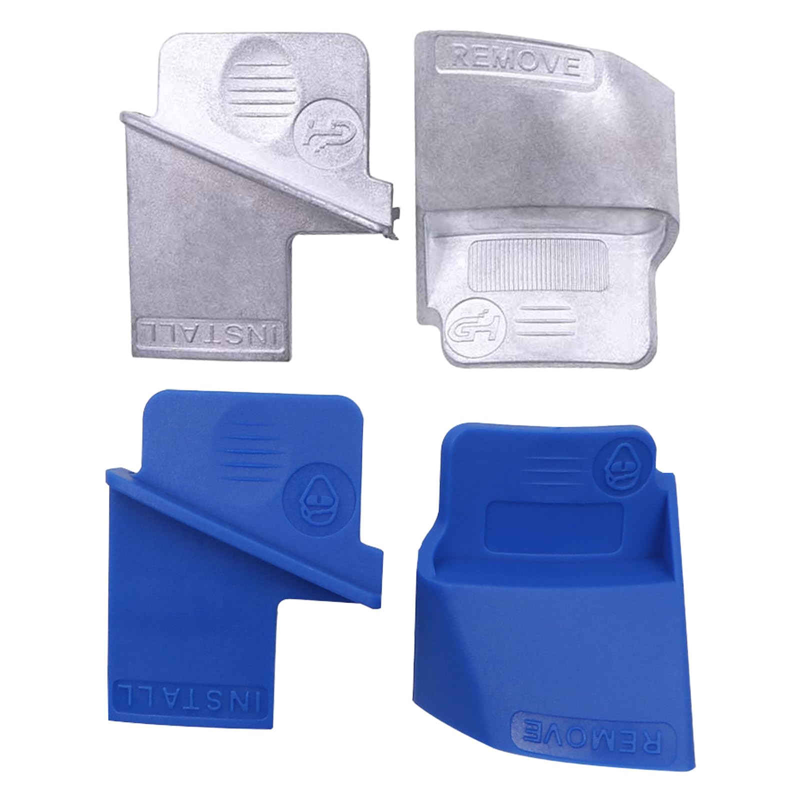 Aquafix Эластичный ремень Набор из 4 шт. Металлический Пластиковый материал Вспомогательный ремень Инструмент для авторемонта Съемник Установщик