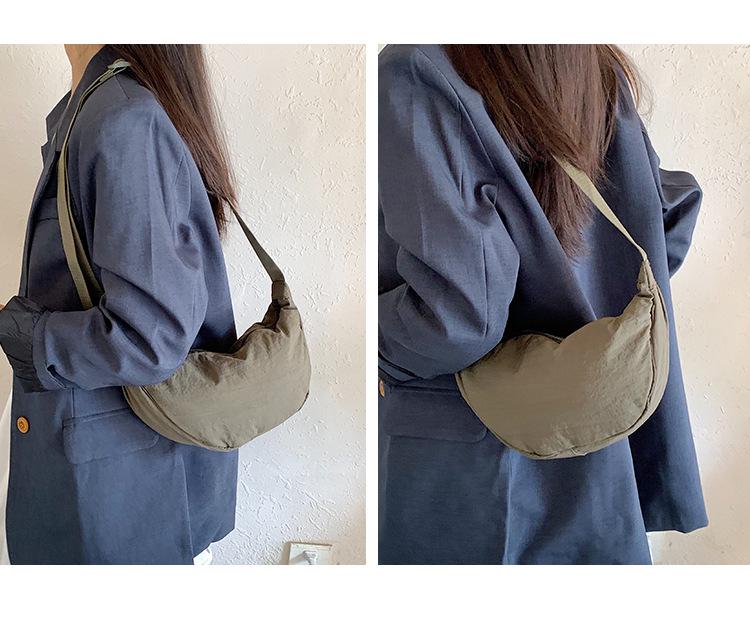 Herbst 2025 Damen Japanische Halbmond Schulter- & Umhängetasche