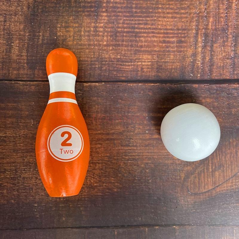 Children'S Solid Wood Bowling Kindergarten Indoor Ball Games Parent-Child Early Childhood Education Puzzle Toys