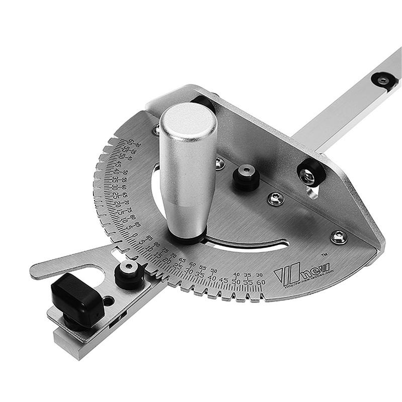 Miter Gauge Table Saw/Router Sawing Assembly Ruler for Table Saw 450mm Long Wood Working Saw Tool