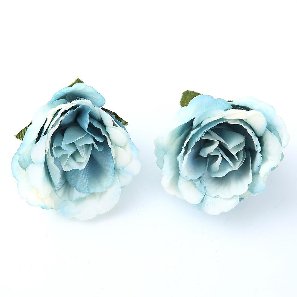 

10/20Pcs Artificial Flower Heads Home Room Decoration Bridal DIY Flower Wreath Craft Handmade Gift Box Wedding Decor Accessories 10PCS