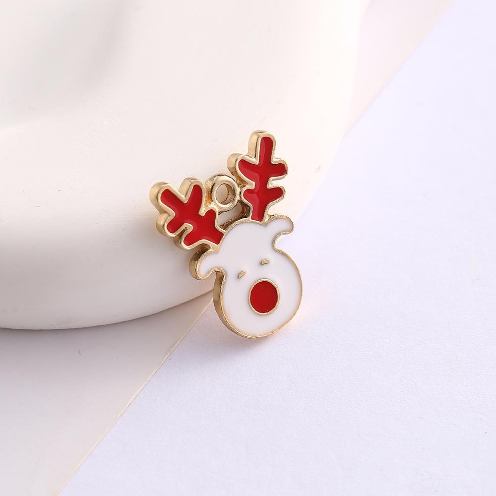 Alloy Drip Cartoon Santa Snowman Bells Diy Bracelet Pendant Pendant Accessories