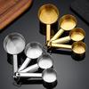 MDNG Gold Edelstahl Messbecher-Set