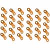 30 Pcs Dual Holes Cord Adjuster Slip-Proof Tent Fasteners Tent Rope Adjuster  Outdoor Activities