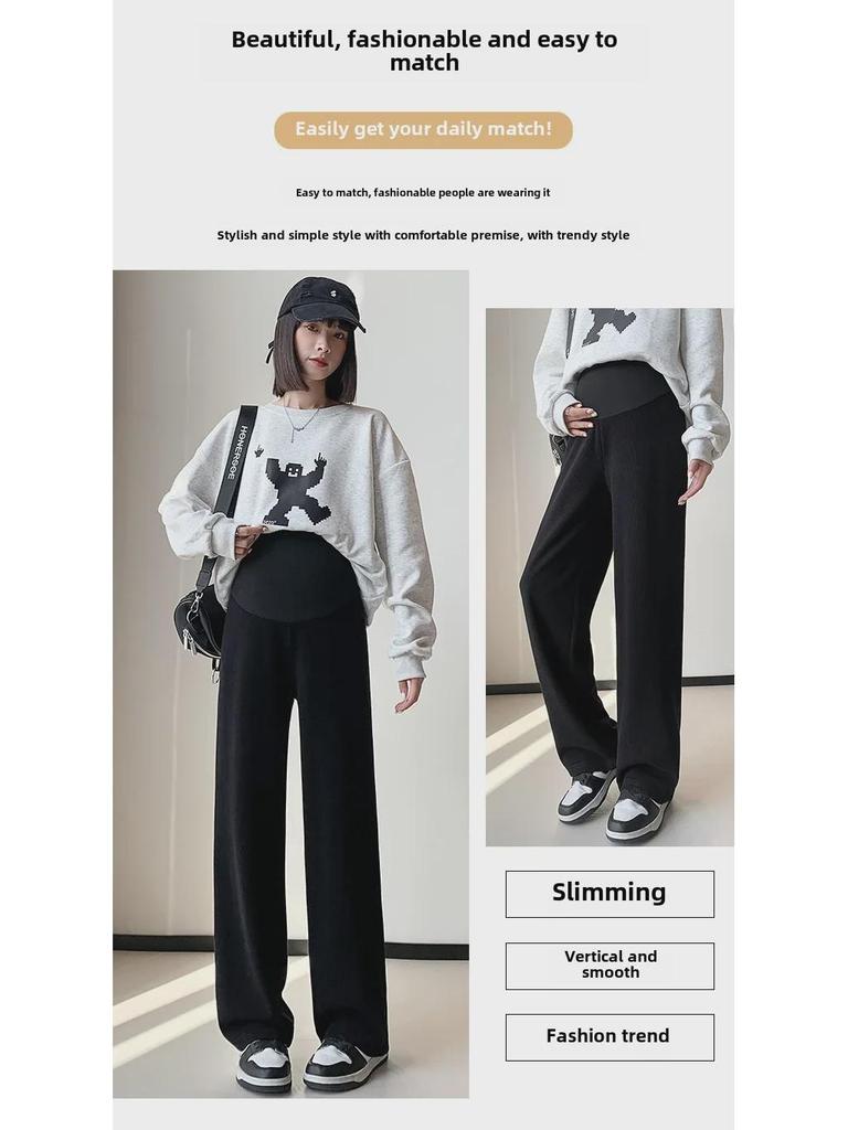 Umstandsweite Hosen für Frühling, Herbst und Winter - Bauchstütze & Freizeitkleidung