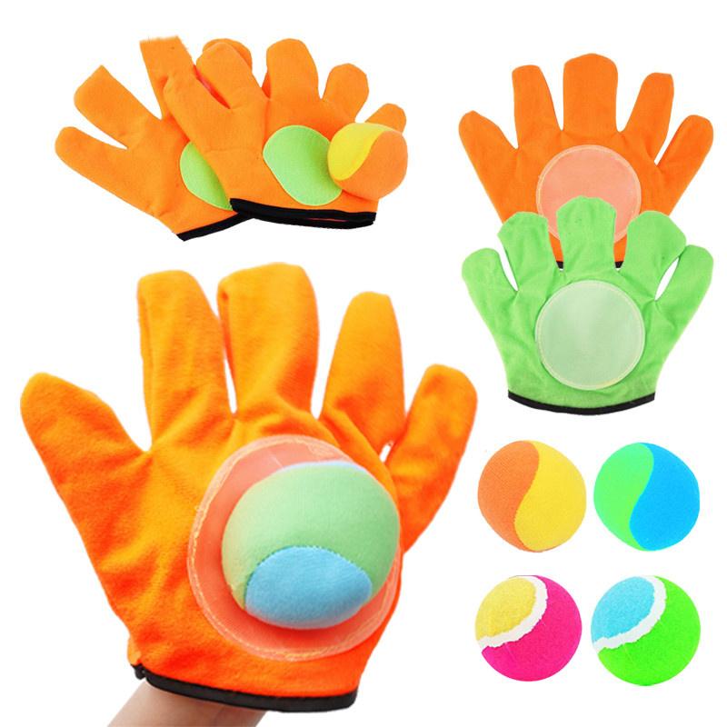 Sticky Sucker Ball Catch Game Outdoor Sports Toy Parent-Child Interactive Baseball Practice Fun Activity Holiday Gift