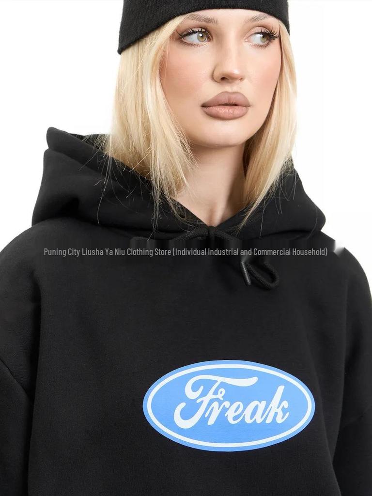 Trendy American-Style Hip-Hop Hooded Sweatshirt - Autumn/Winter Fashion