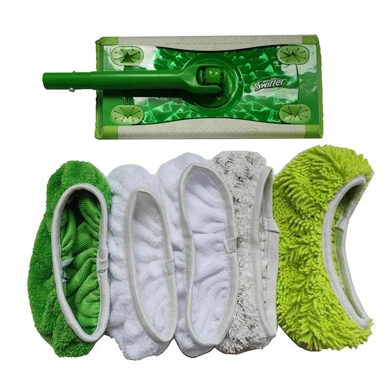 Mop Microfiber Cloth Absorbent Sponge Replacement Reusable Suitable for Flat Mop Household Accessories Bathroom Adapt To Swiffer