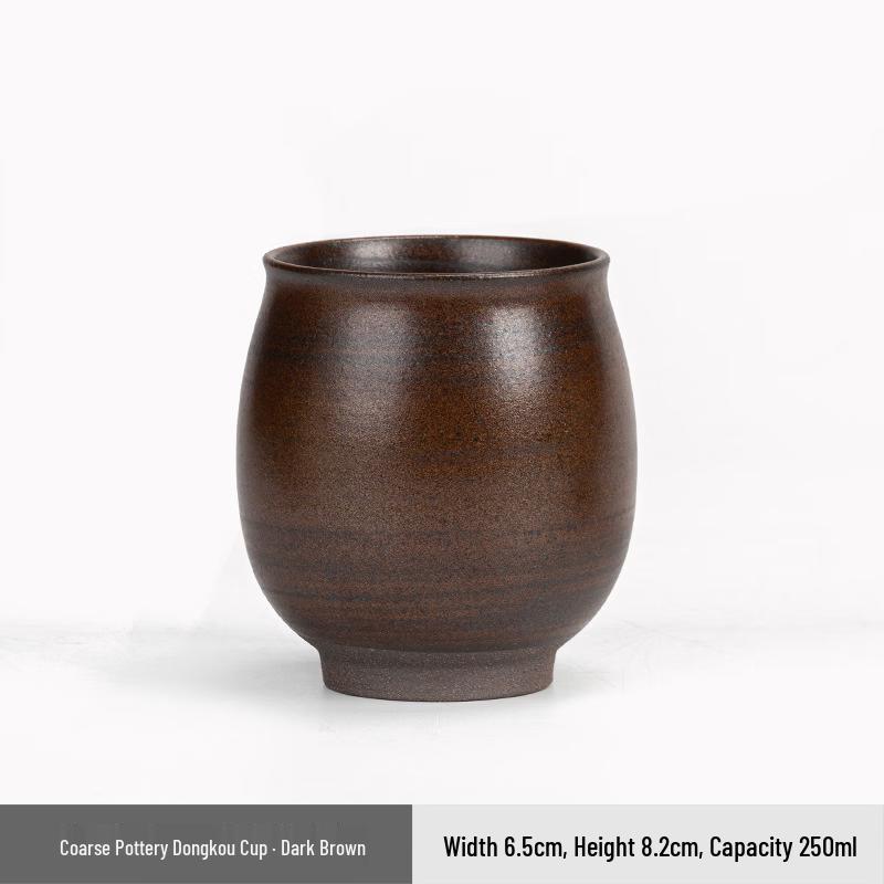 Chaxun Japanese Style Rough Pottery Teacup