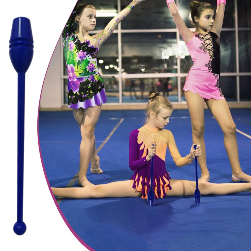 1pcs Rhythmic Gymnastics Bar The Bottom Of The Handle Is Equipped With A Ball Design Rhythm Fitness Training Competition Bar