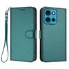 For Motorola Moto G75 5G Leather Case Wallet Stand Phone Cover with Wrist Strap