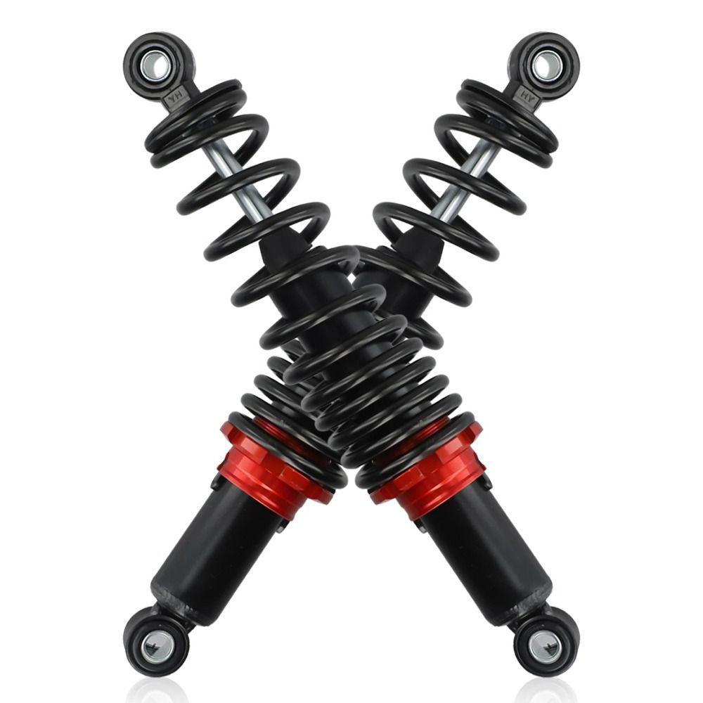 2Pcs Adjustable Motorcycle Shock Absorber Wear-resistant Hydraulic Rear Shocks  Bicycles