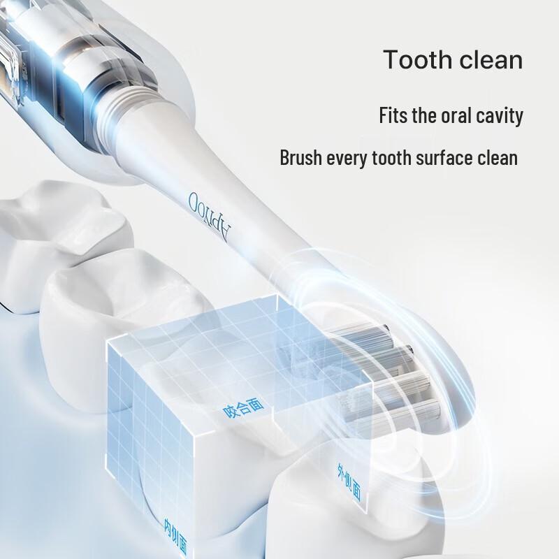 ApiYoo Smart Sonic Electric Toothbrush CN plug (adapter included)