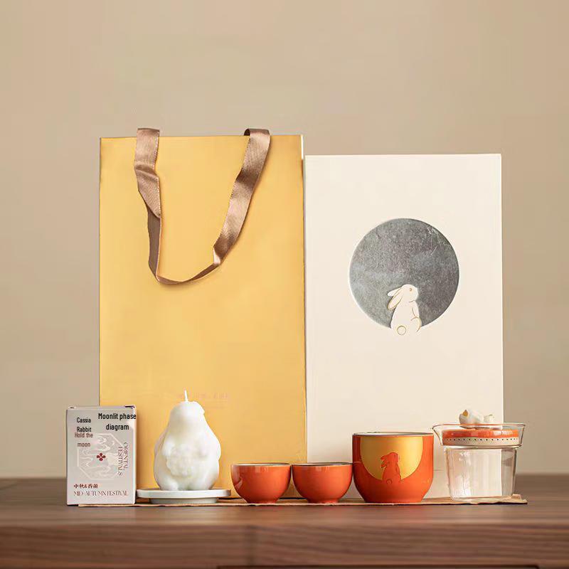 Pin Jian High-end Chinese Ceramic Tea Set