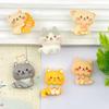 Cartoon Cat Resin DIY Accessories: Hair Clip, Keychain, Phone Case, Magnet, Shoe Buckle, Ornament
