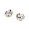 Huazi Style Zircon Stud Earrings for Women - Gold-Plated, Non-Fading Luxury Jewelry