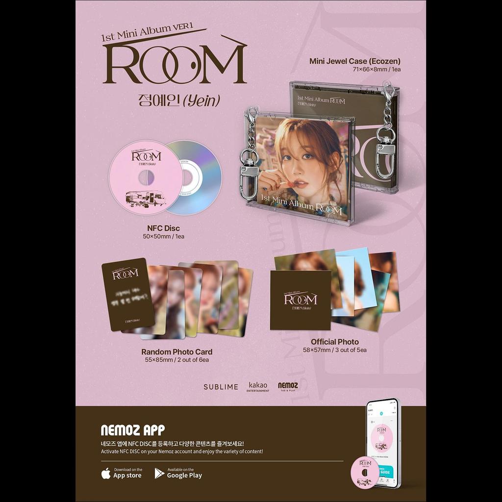 [Pre-order] Yein (Lovelyz) [ROOM] Ver 1 / 1st Mini Album + Free Gift