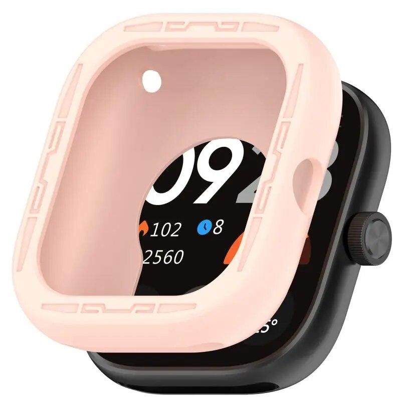 Silicone Case Cover For Redmi Watch 4 Smart Watch Case Soft TPU Protective Bumper Protector Shell For Xiaomi Redmi Watch4