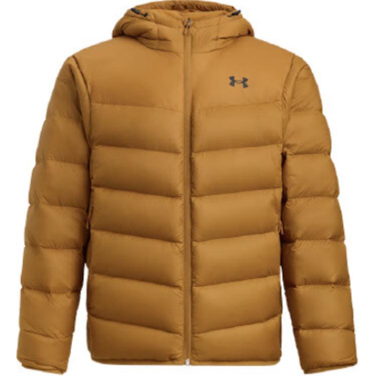 

Under Armour Основной пуховик Удобный Мягкий Теплый Модный Универсальный Простой Стеганый Пуховик Мужской Жакет Охристо-Желтый 6001970-707 XL