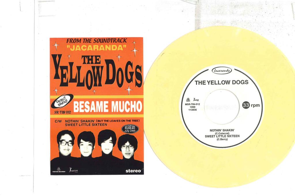 7inch Record YELLOW DOGS - Besame Mucho MSRTIN012 TINSTAR 1999 Japan Japanese Pop/Rock Used