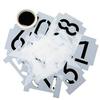 36-Piece Hollow Letter & Number Stencil Set for Graffiti & Door Plate Design