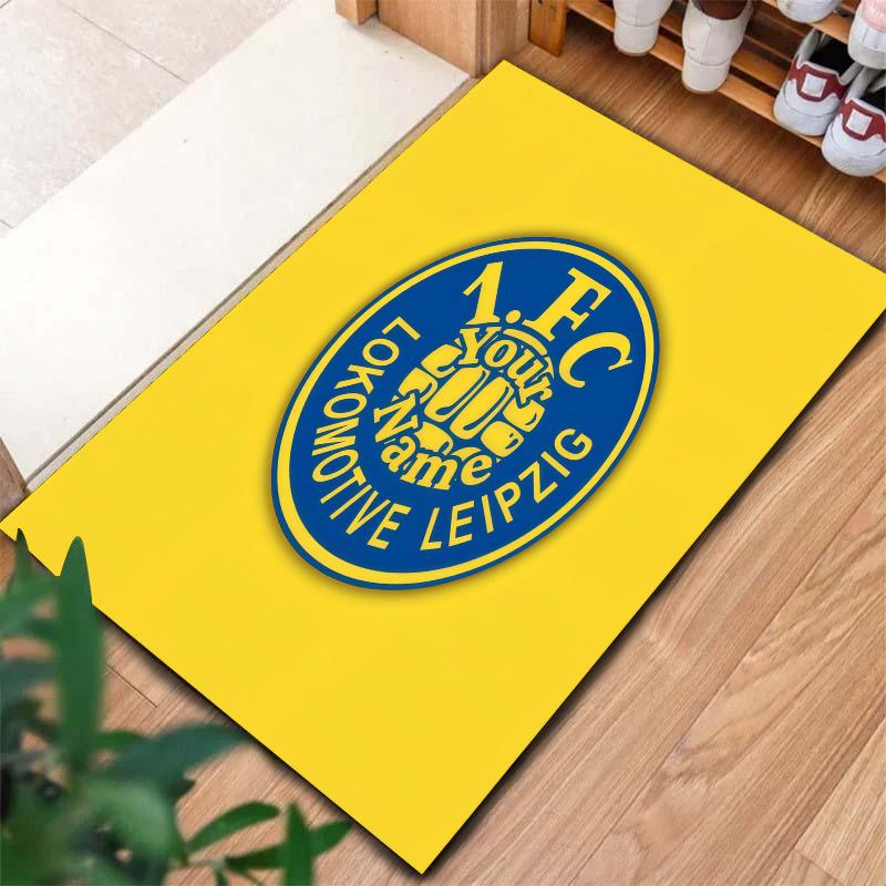 1 Fc Lokomotive Leipzig Custom Name Carpet Rug For Living Room Bedroom Home Sofa Decoration Kids Play Nonslip Floor Mat